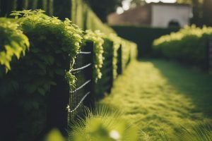 Kako preprečiti rast plevela ob ograji ali med živo mejo?